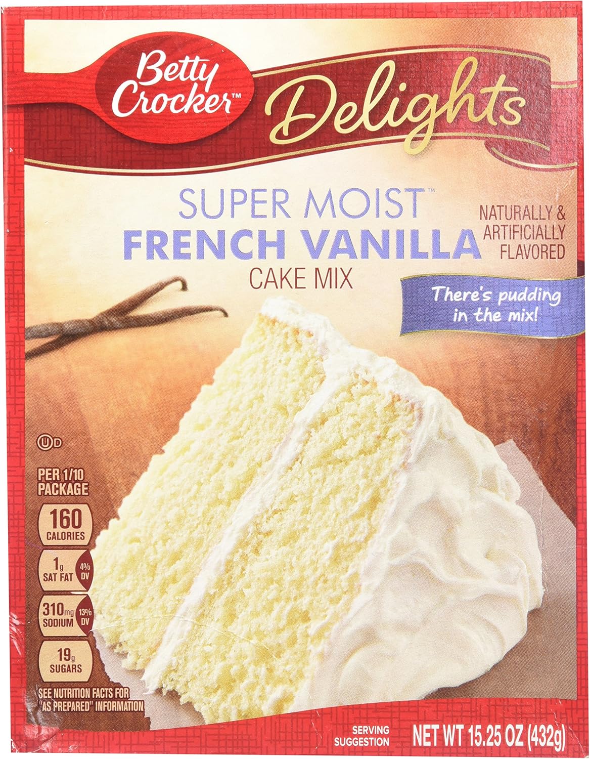 Betty Crocker Super Moist French Vanilla Cake Mix - 15.25 oz