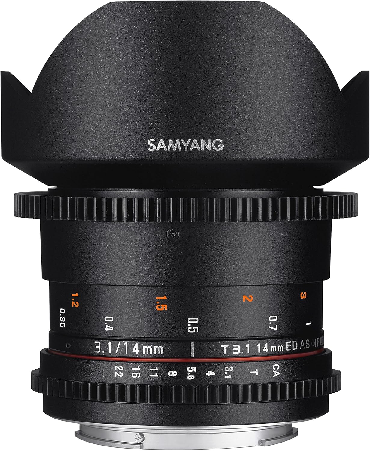 Samyang SYDS14M-S VDSLR II A mount 14mm T3.1 Wide-Angle Cine Lens for Sony Alpha Cameras