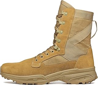GARMONT TACTICAL T8 NFS 670 Military Combat Boots for Men and Women, Army, Air Force, AR670-1 Compliant Footwear, Lightweight, Suede Leather