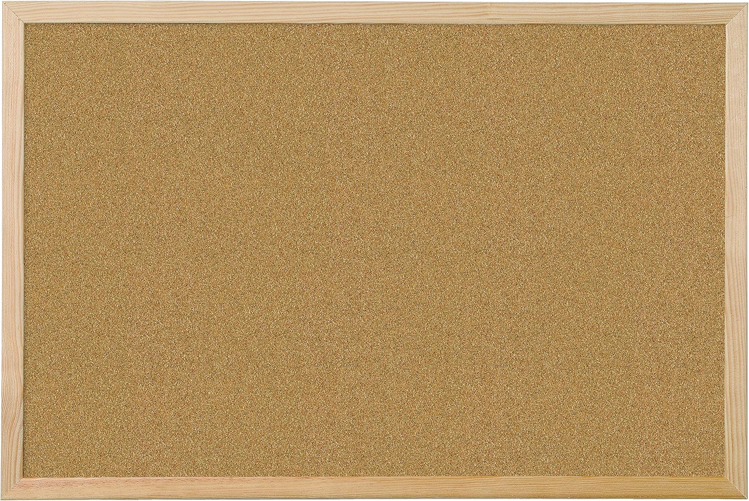 Q-Connect Lightweight Cork Noticeboard 600 x 900 mm