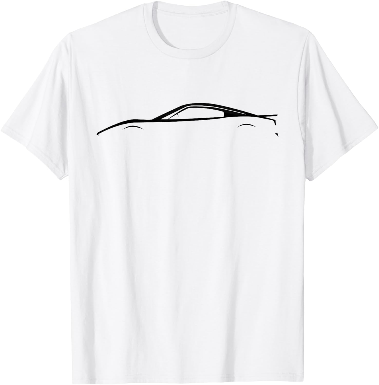 911 Legendary Racing Sports Car Iconic Racing Car Silhouette T-Shirt