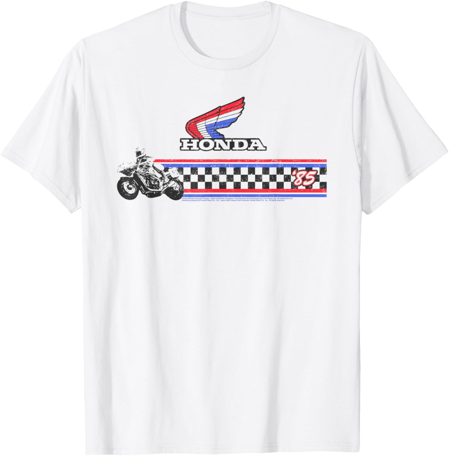 Honda 1985 Red, White and Blue T-Shirt