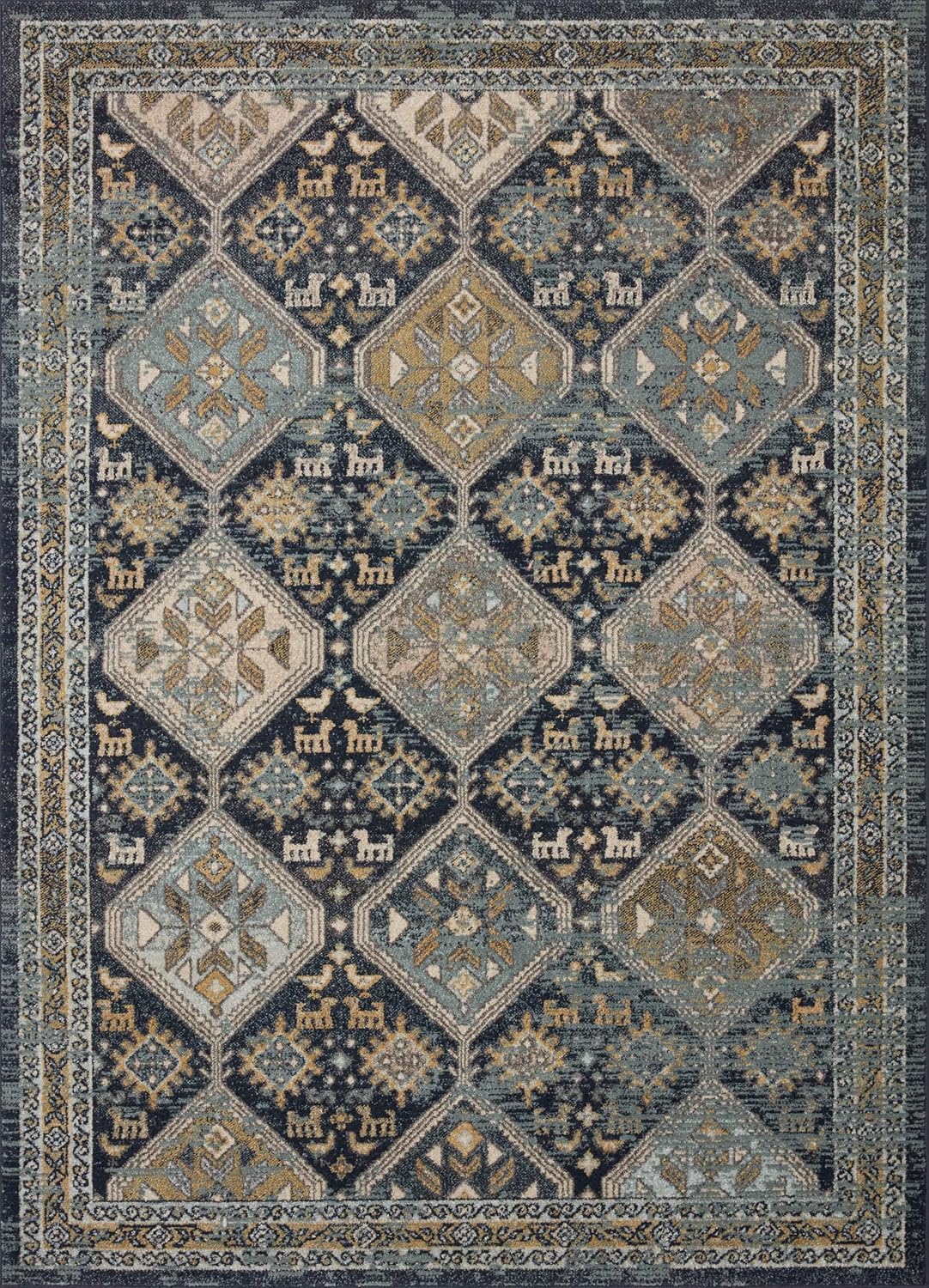 Loloi II Jocelyn Collection JOC-02 Navy/Blue 7'-10" x 10' Area Rug