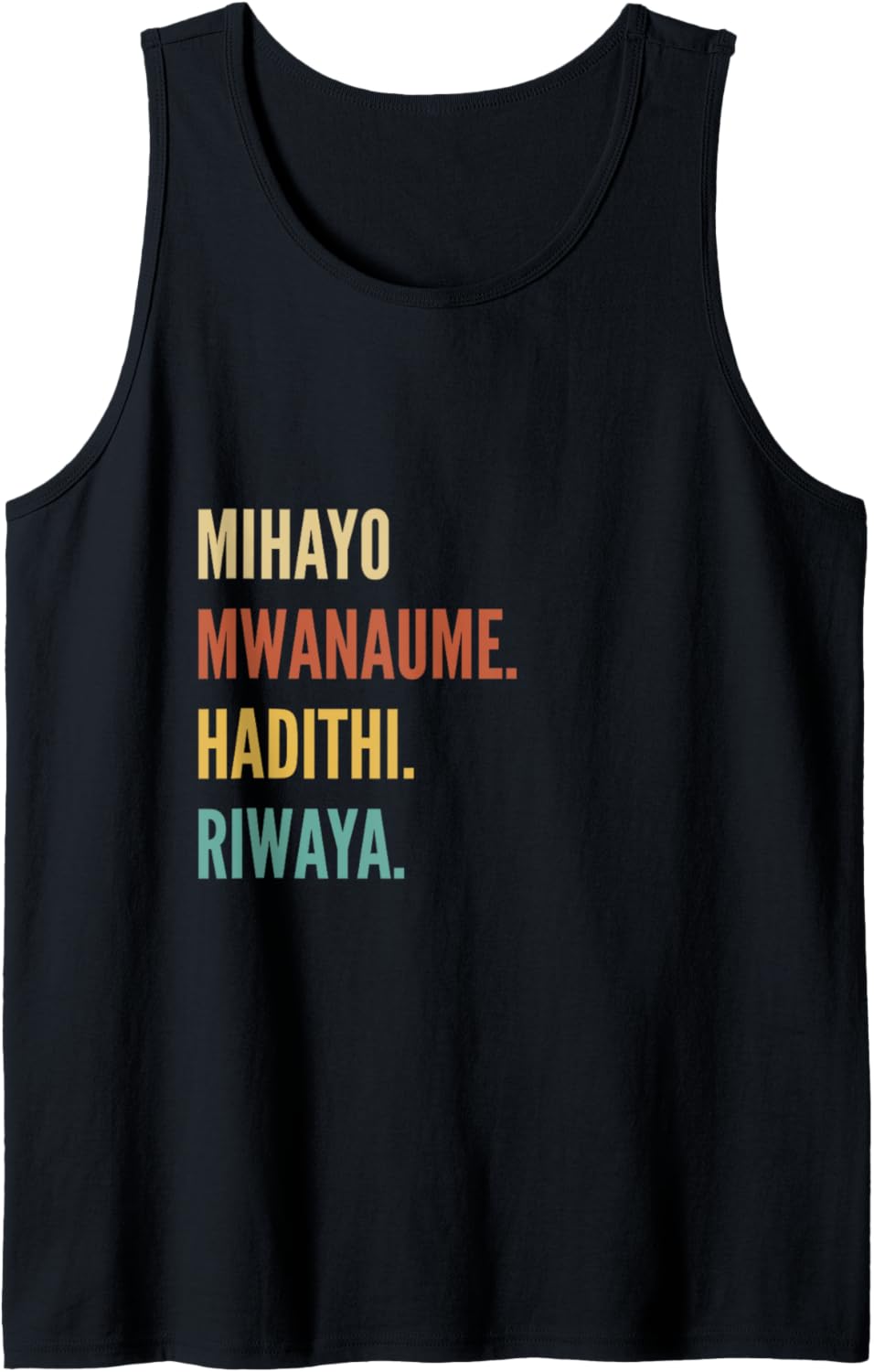 Funny Swahili First Name Design - Mihayo Tank Top