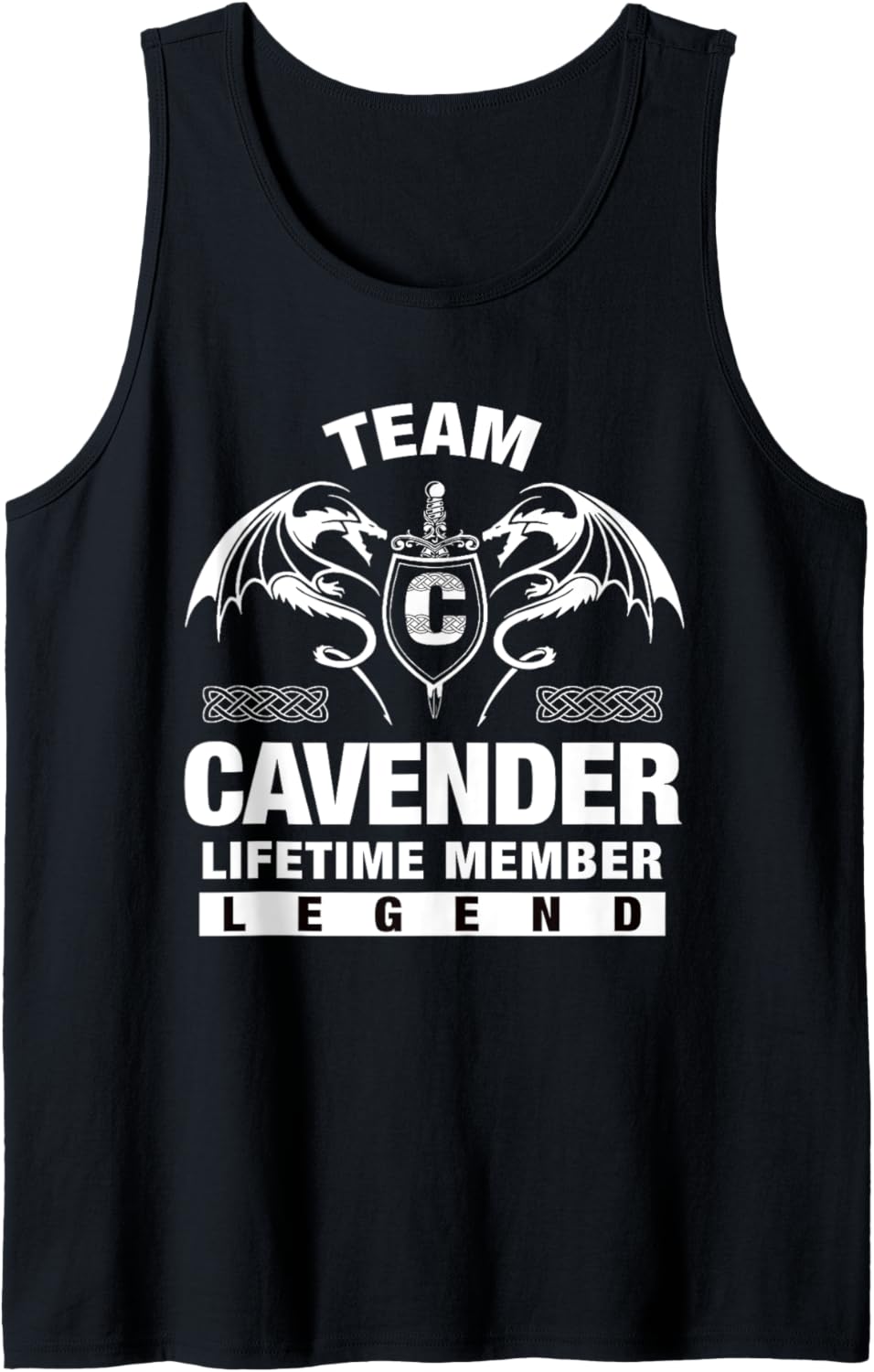 Team CAVENDER - Lifetime Member Gifts Tank Top
