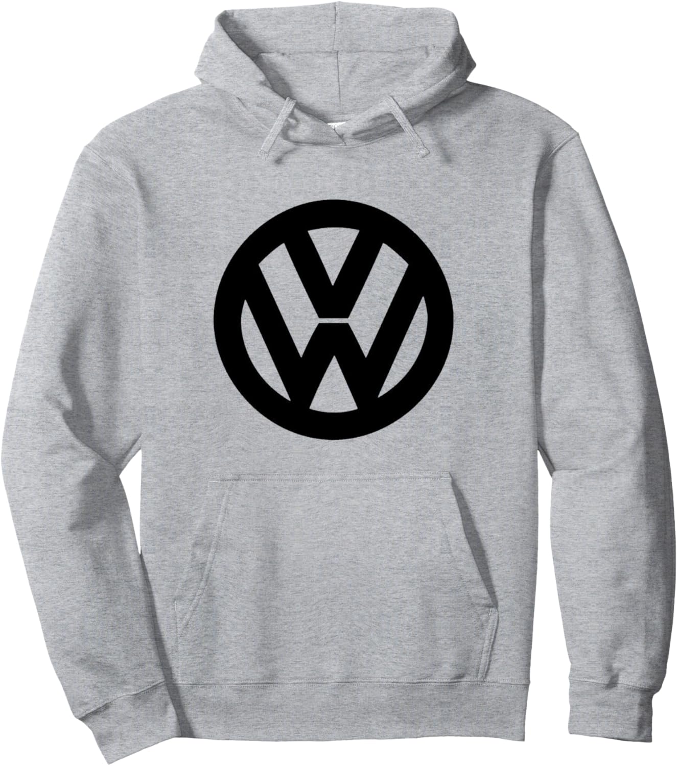 Volkswagen Classic Black VW Logo Pullover Hoodie