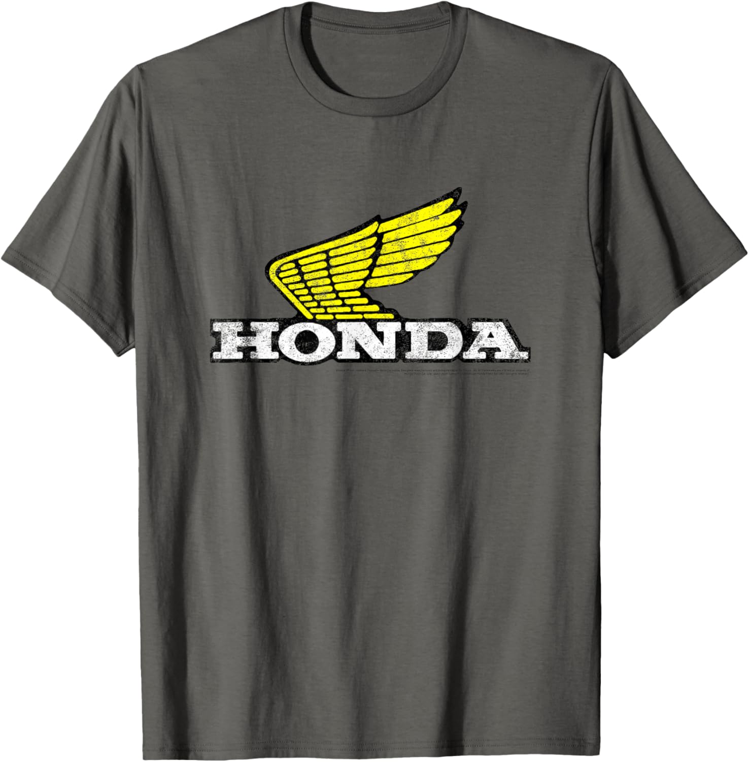 Honda Yellow Wing Logo T-Shirt