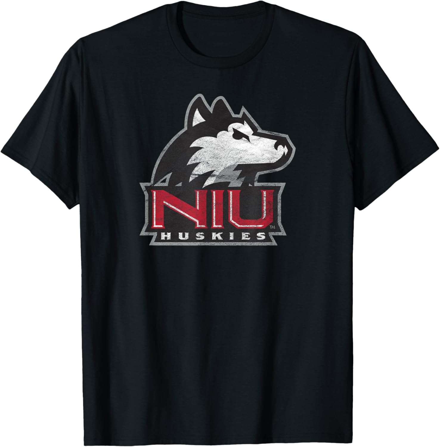 Northern Illinois University NIU Huskies Distressed Primary T-Shirt