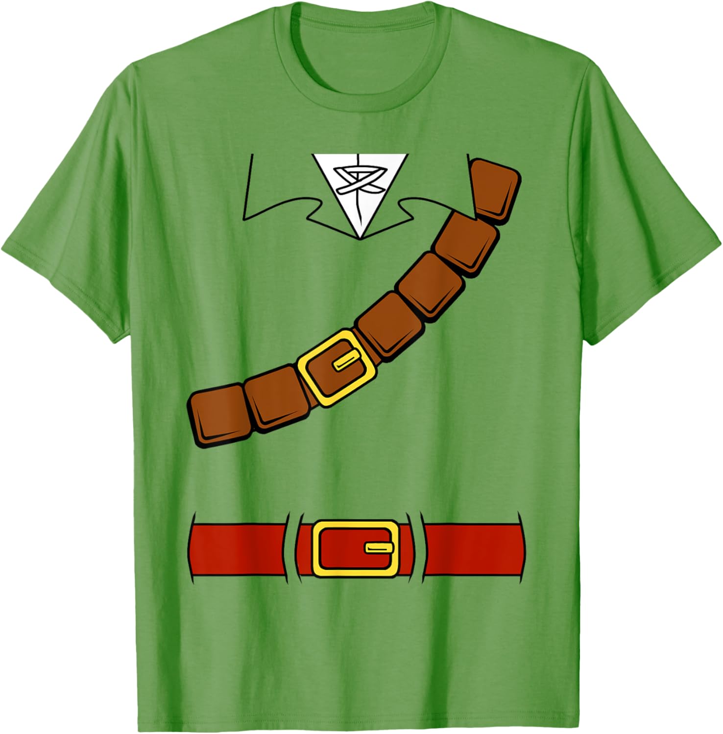 Nintendo Zelda Basic Link Belt and Harness Costume T-Shirt T-Shirt