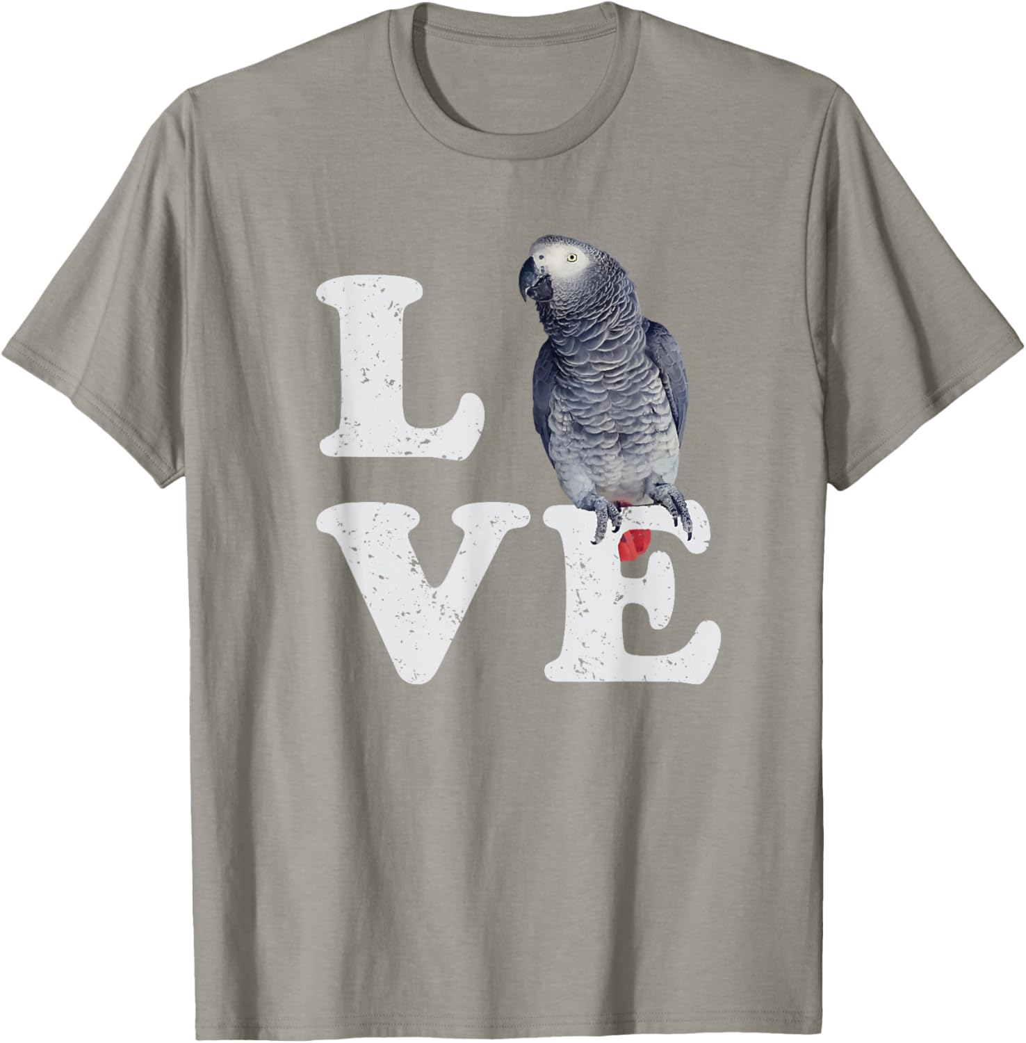 I Love My African Grey Parrot T-Shirt | Bird Lovers Gift T-Shirt