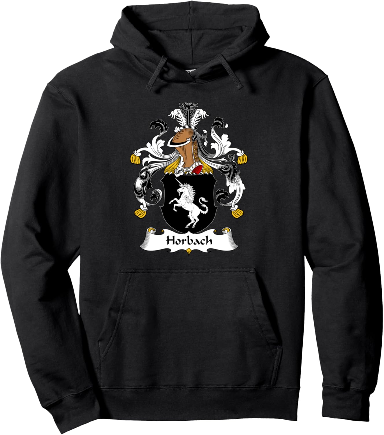 Horbach Coat of Arms - Family Crest Pullover Hoodie