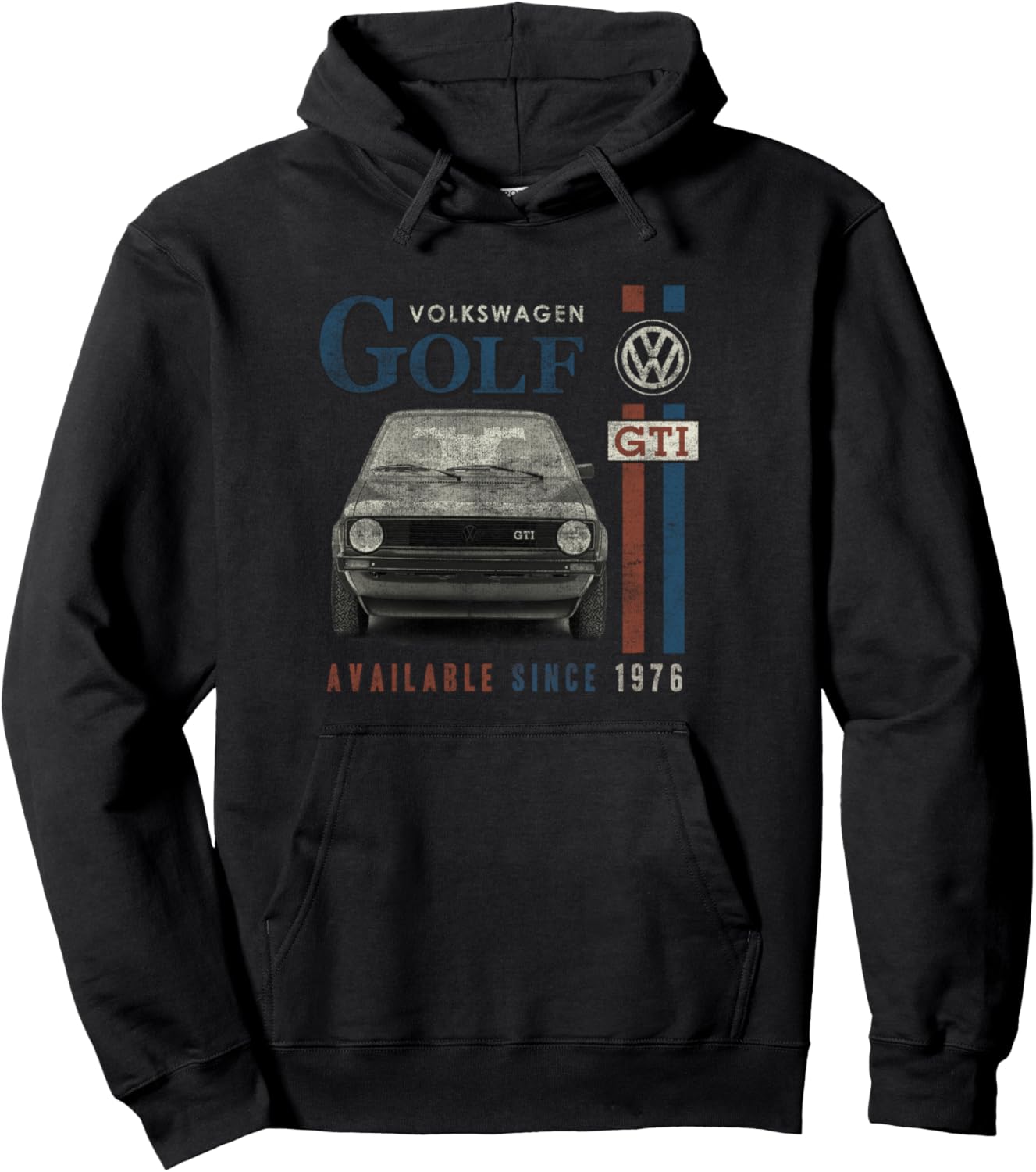 Volkswagen Golf GTI Racing Distressed Pullover Hoodie