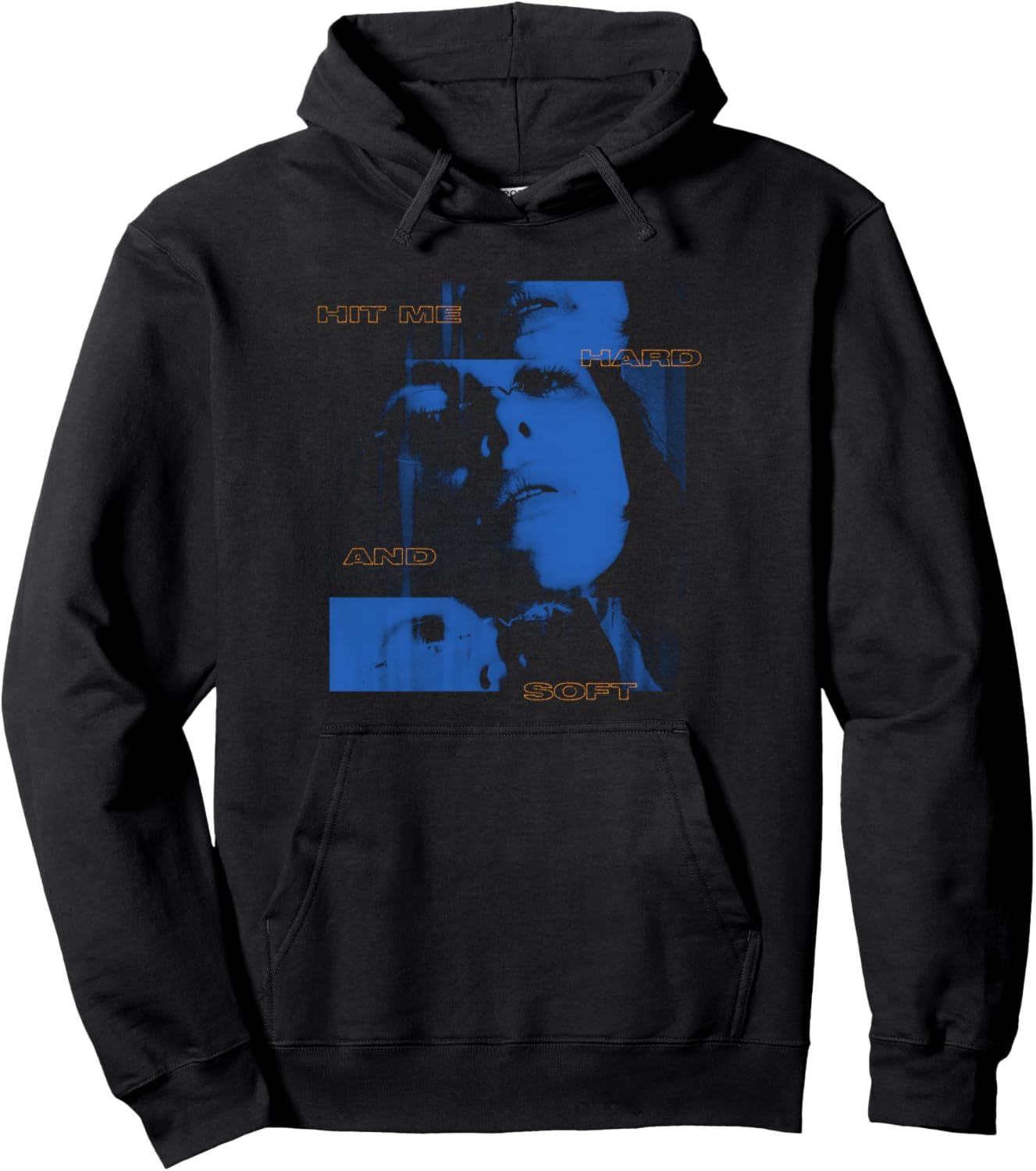 Official Billie Eilish HIT ME HARD AND SOFT Blue Photo Pullover Hoodie