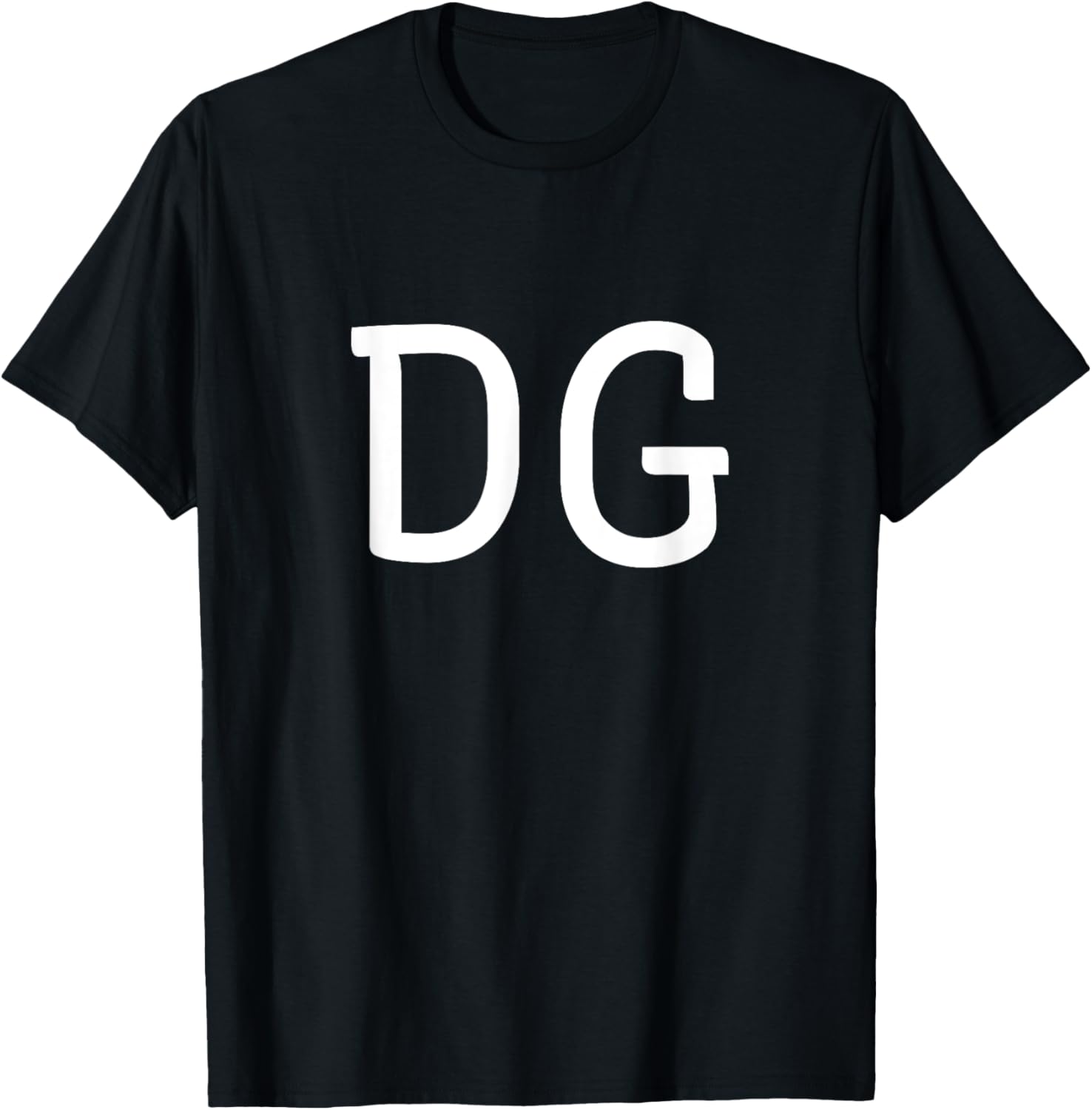 DG Two Letter Pair - Elegant Personalized Initials T-Shirt