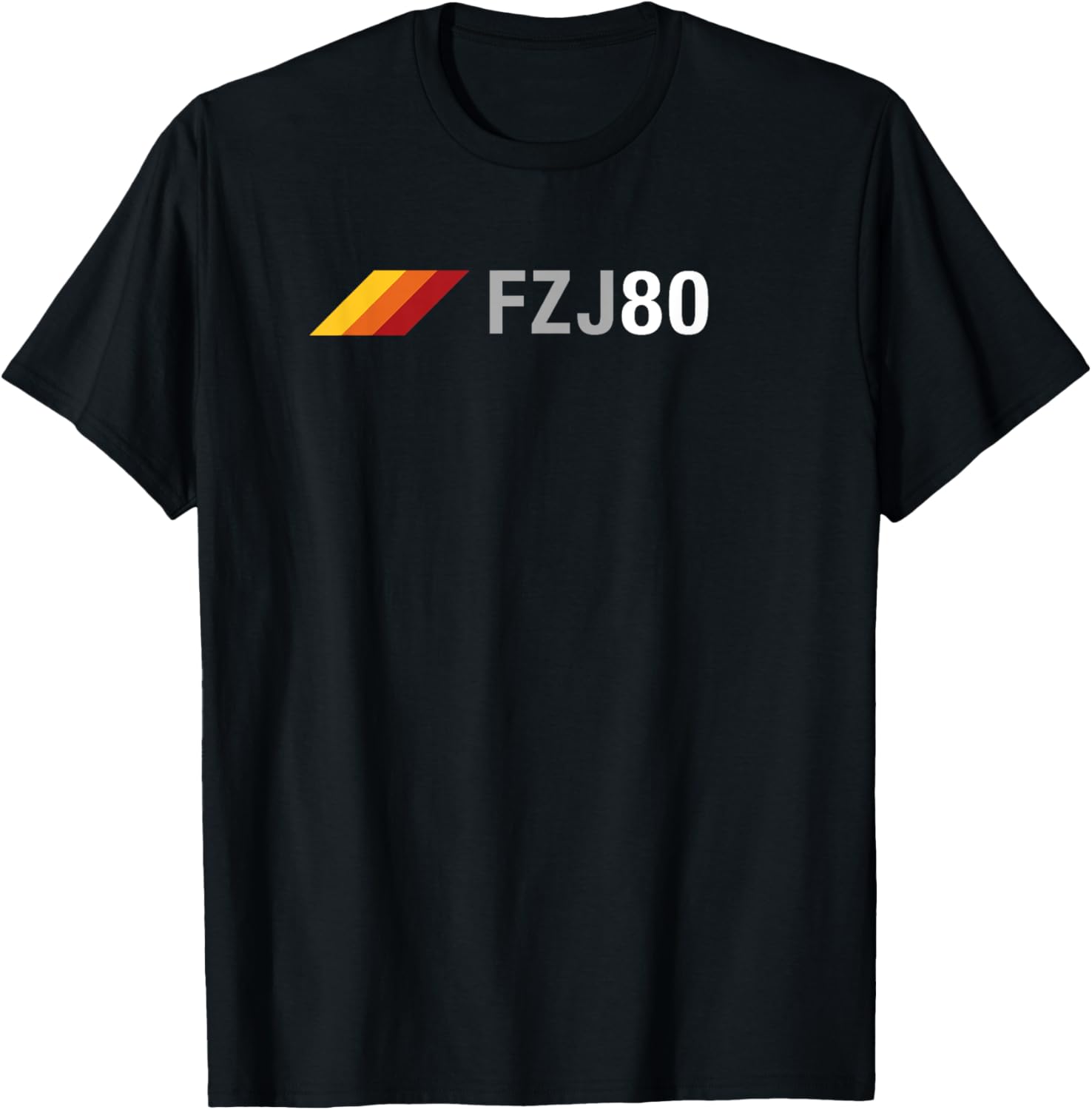 FZJ80 Overland SUV 3 Stripes Vintage Racing 80 Series T-Shirt