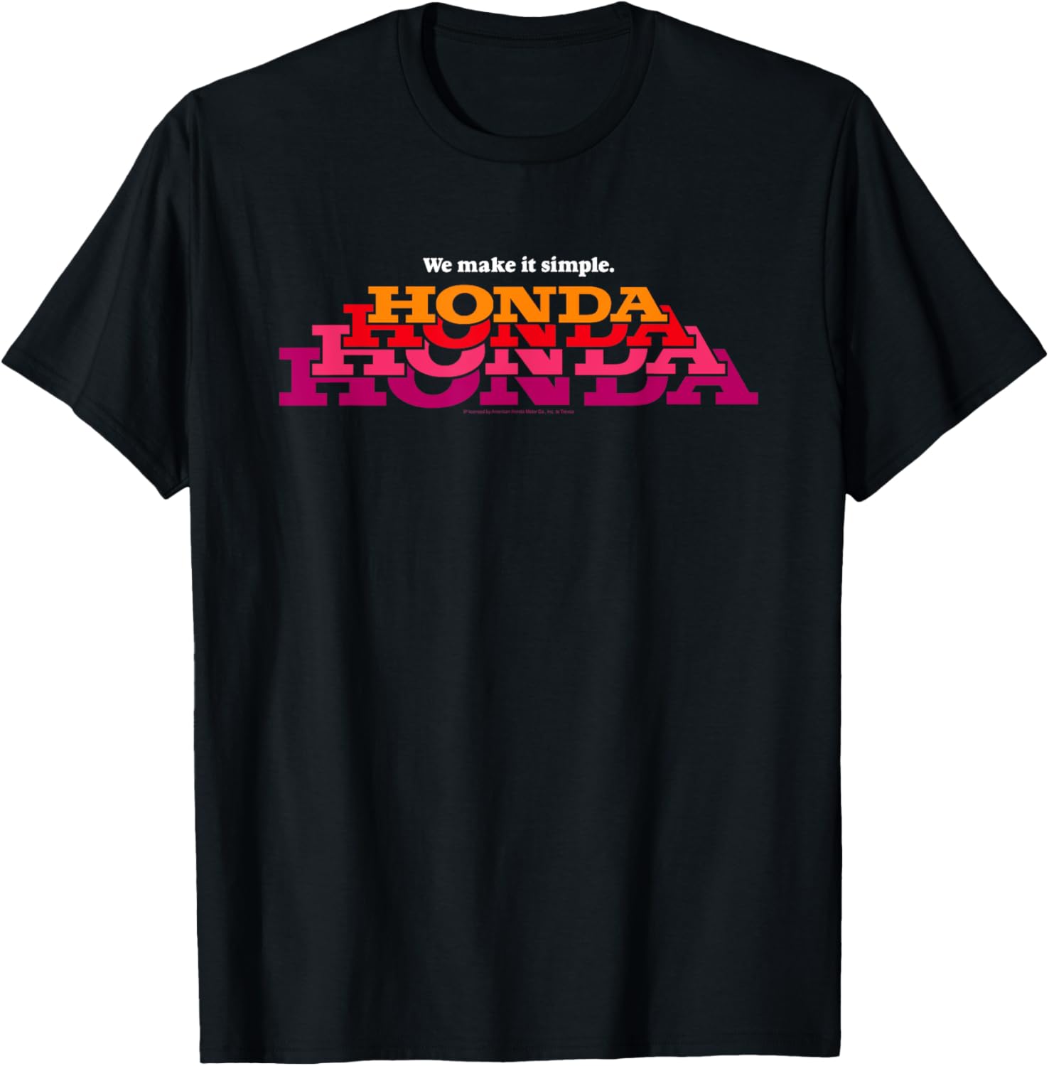 Honda Make It Simple Logo T-Shirt