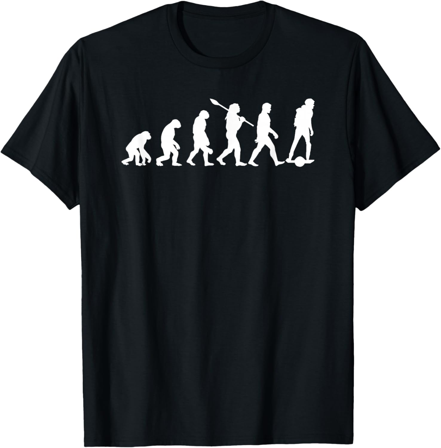 Onewheel Evolution Onewheeling Floating T-Shirt, Small, Black