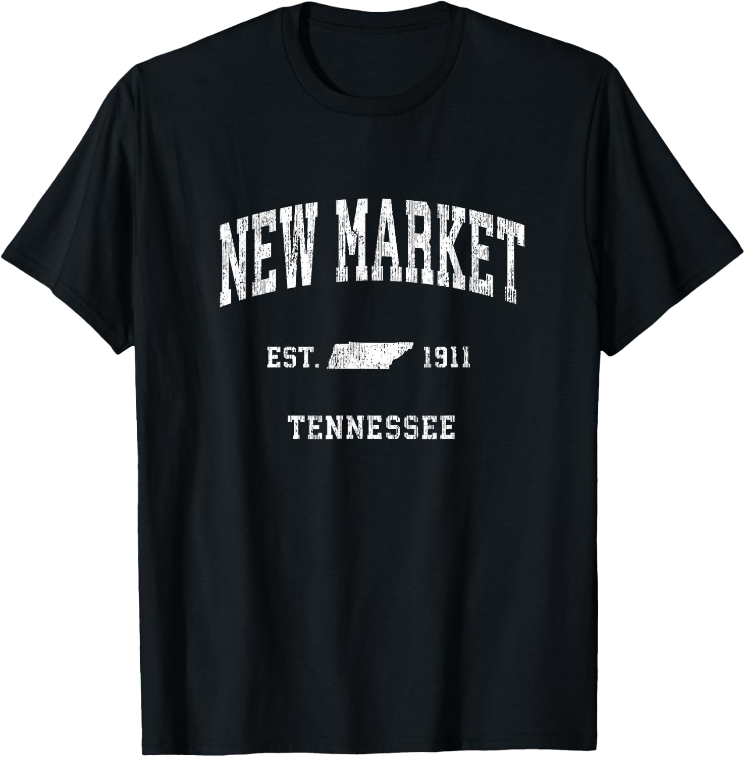 New Market Tennessee TN Vintage Athletic Sports Design T-Shirt