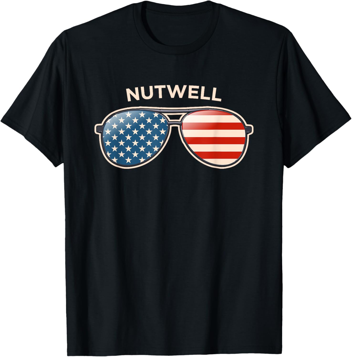 Nutwell, MD Vintage US Flag Sunglasses T-Shirt
