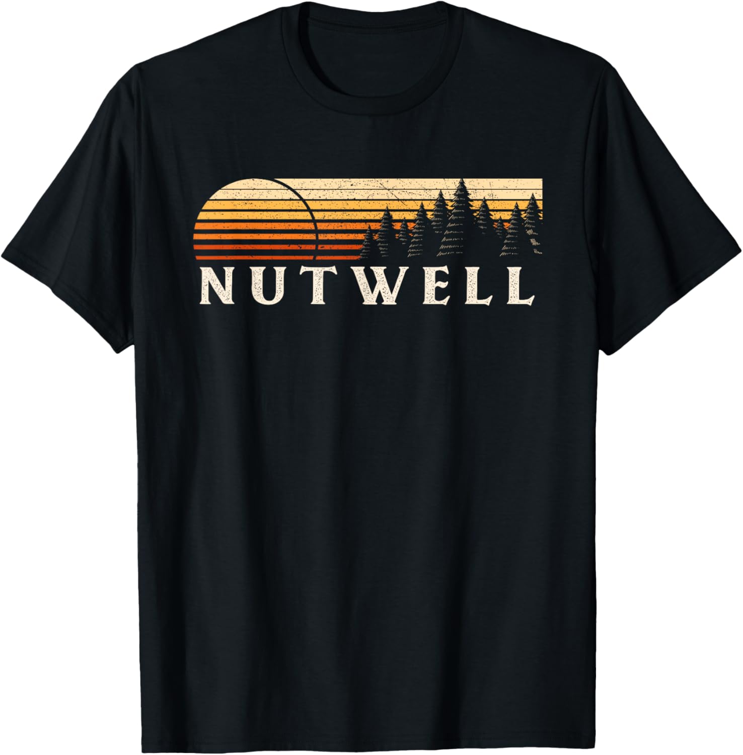 Nutwell, MD Vintage Evergreen Sunset Eighties Retro T-Shirt