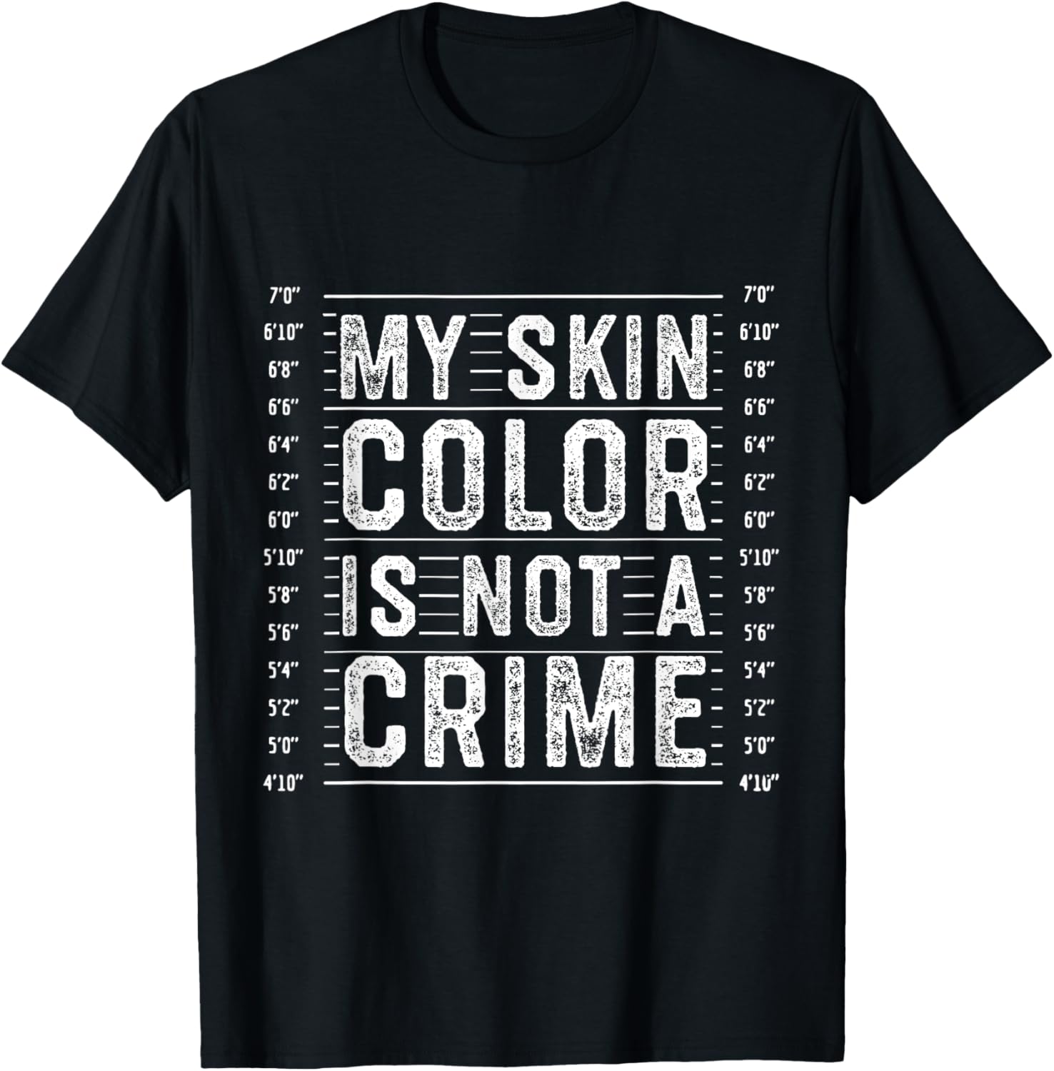 My Skin Color is Not a Crime Black Lives Matter Empowerment T-Shirt