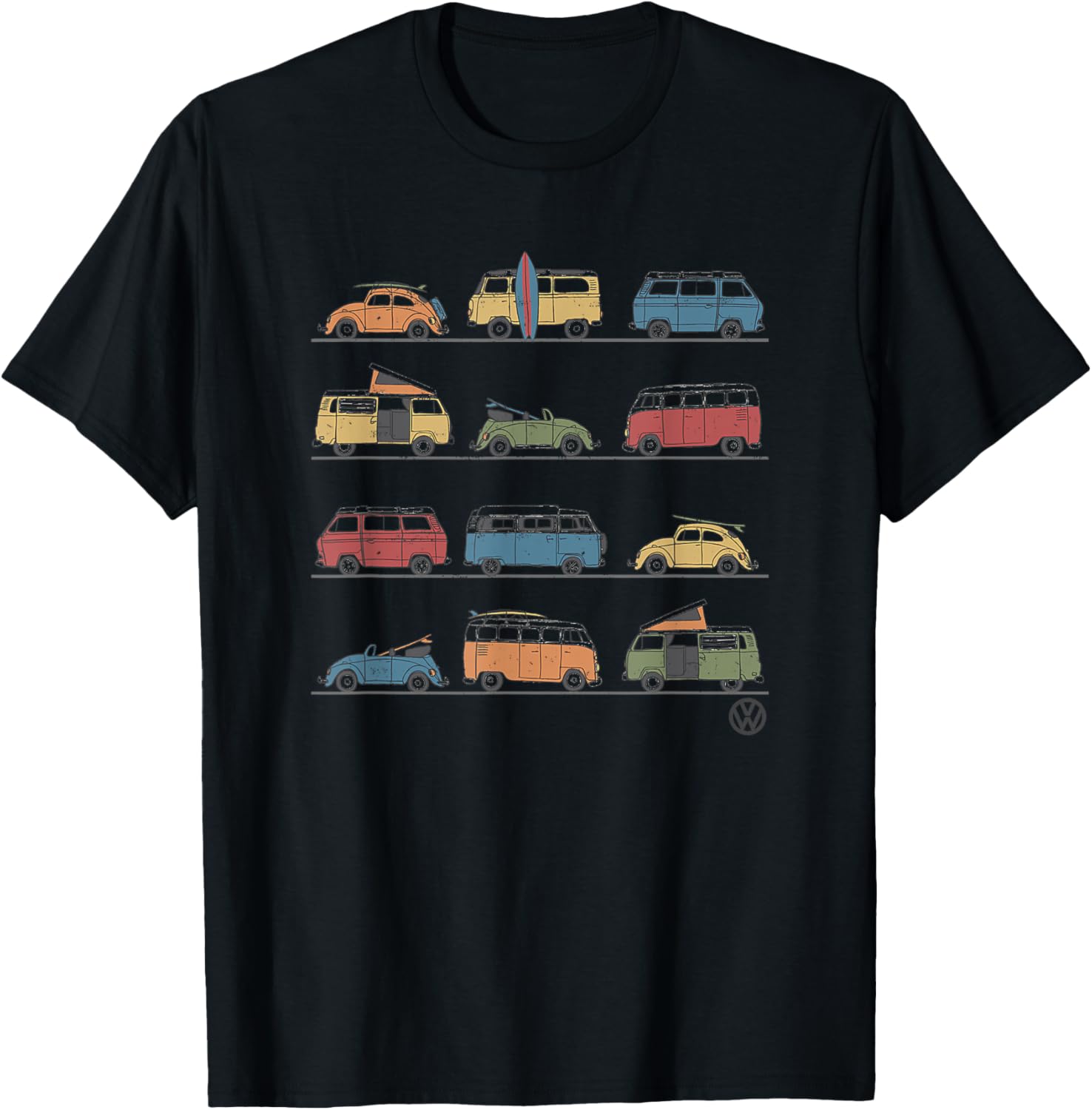 Volkswagen Vans And Beetles T-Shirt