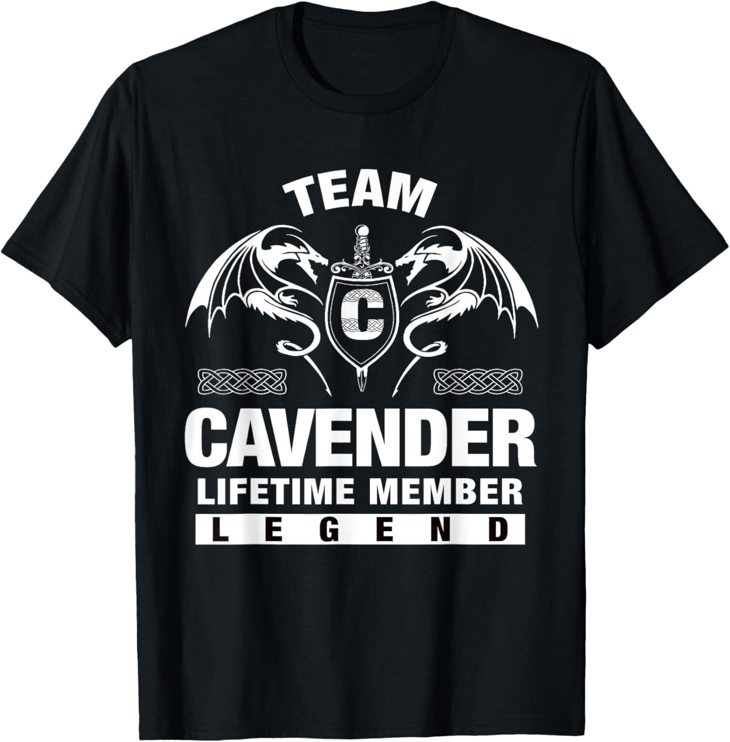 Team CAVENDER - Lifetime Member Gifts T-Shirt