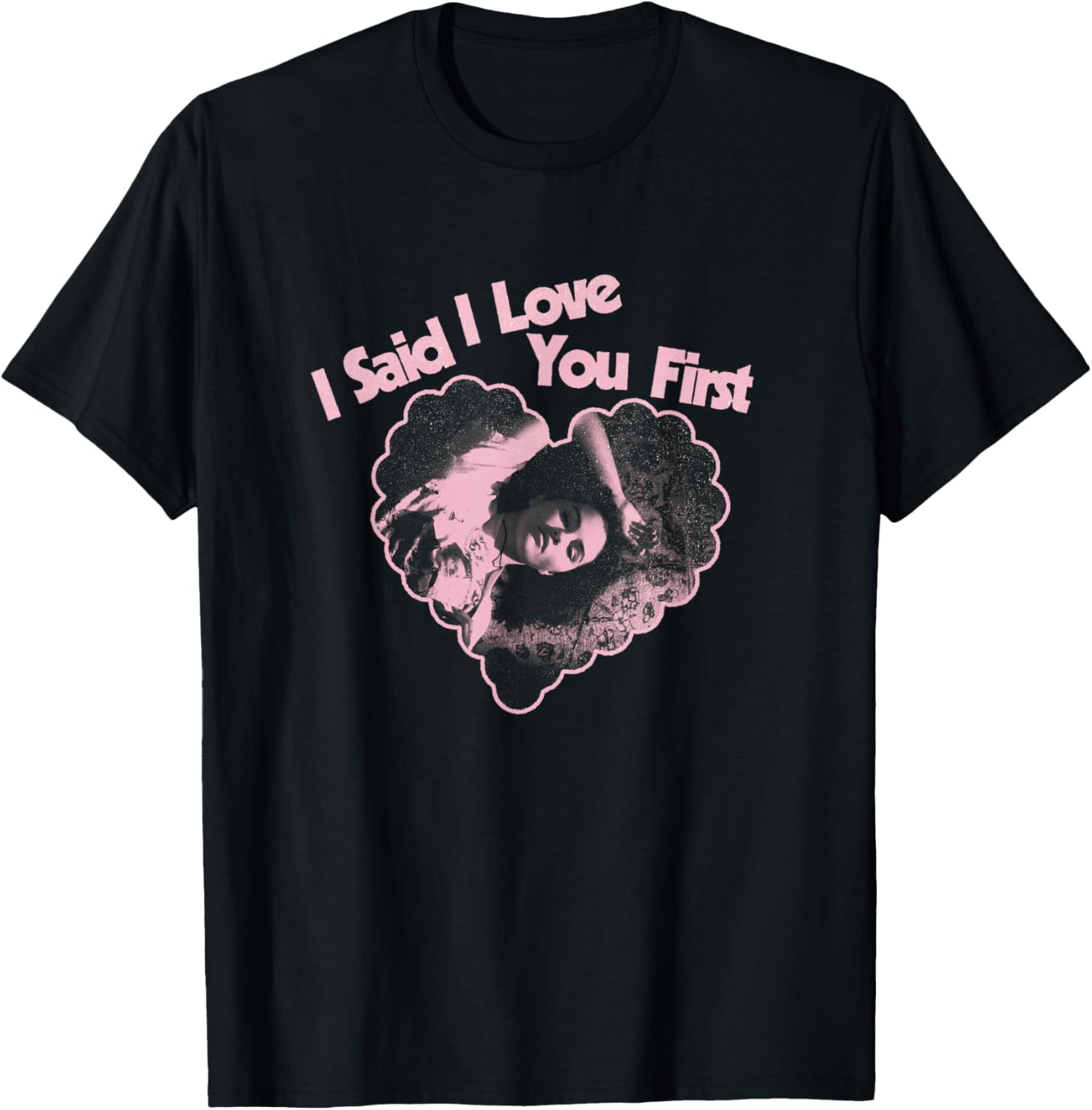 Official Selena Gomez Love You First Pink Heart Exclusive T-Shirt