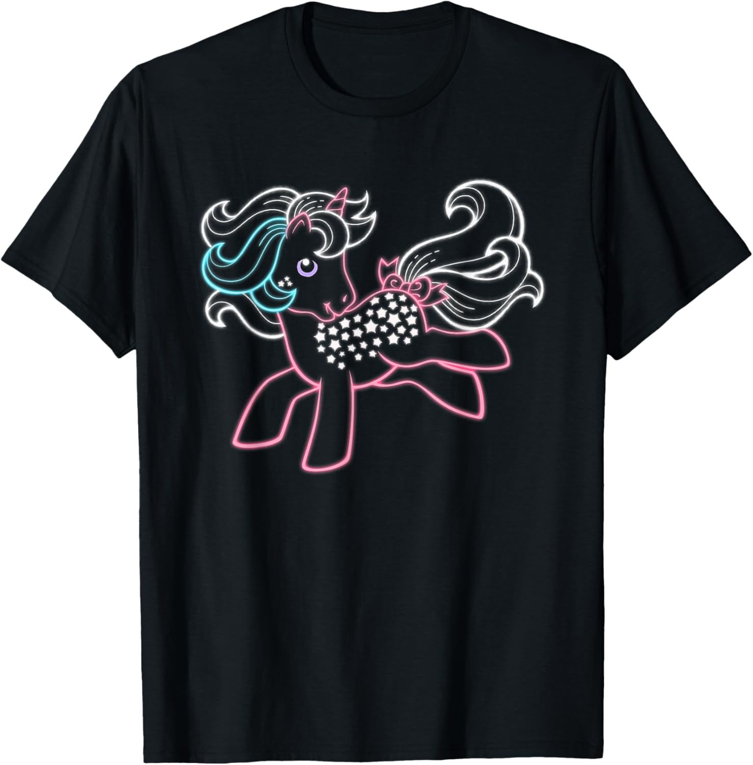 My Little Pony Stars Cutie Mark Neon T-Shirt