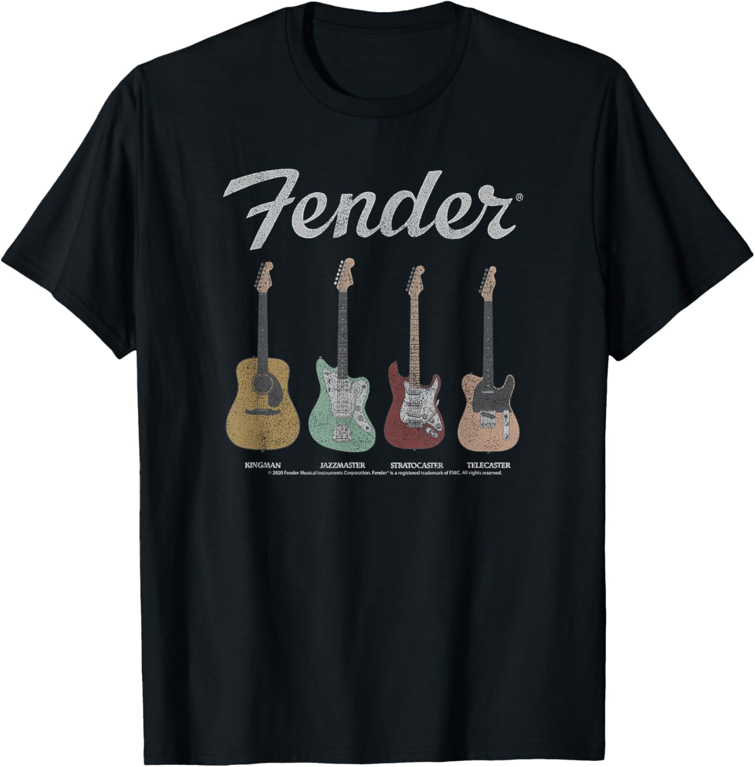 Fender Vintage Guitar Lineup T-Shirt
